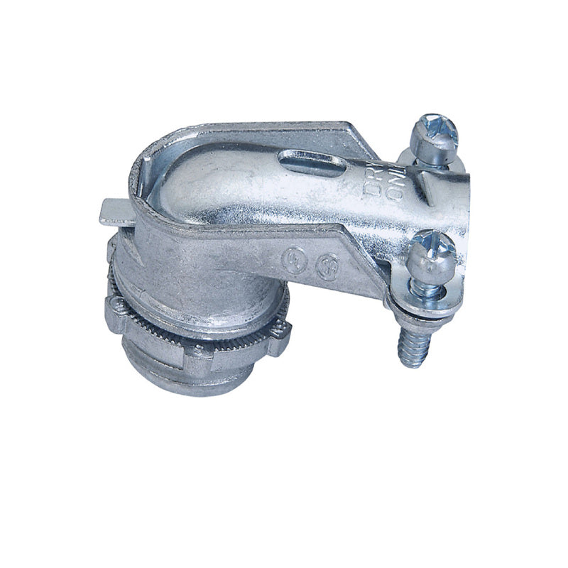 SIGMA ENGINEERED SOLUTIONS - Sigma Engineered Solutions ProConnex 3/4 in. D Die-Cast Zinc 90 Degree Squeeze Connector For AC, MC