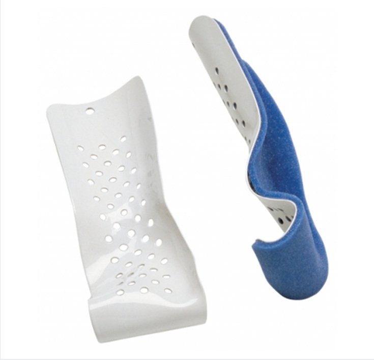 DJO - Colles' Wrist Splint ProCare® Padded Aluminum / Foam Left Hand Blue / White Medium [1/EA] (299341_EA)
