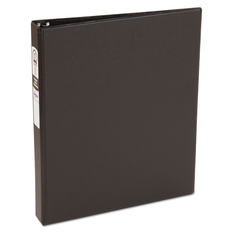 Avery - Economy Non-View Binder with Round Rings, 3 Rings, 1" Capacity, 11 x 8.5, Black, (3301)