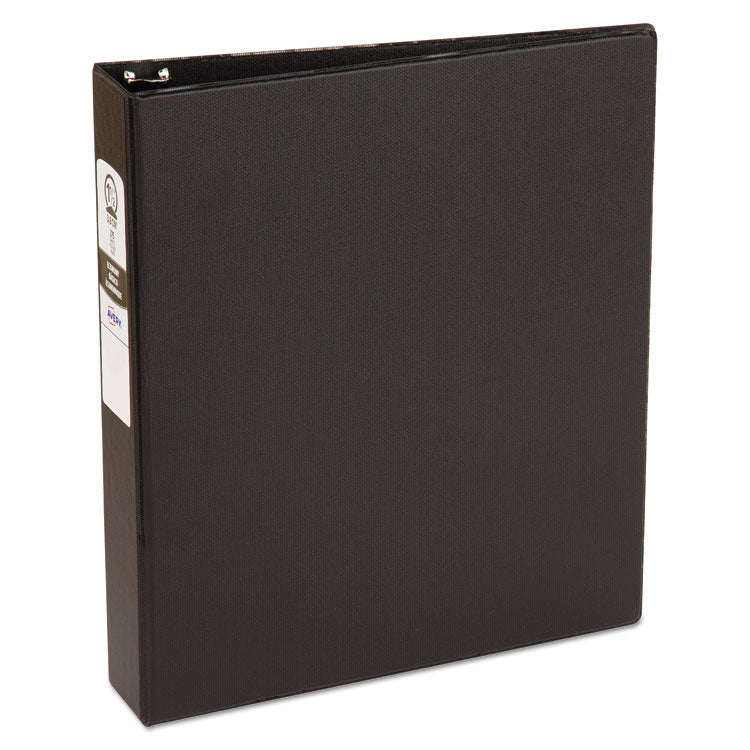 Avery - Economy Non-View Binder with Round Rings, 3 Rings, 1.5" Capacity, 11 x 8.5, Black, (3401)