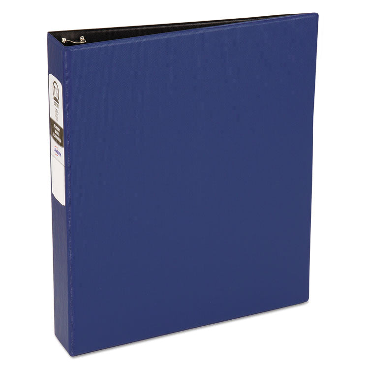 Avery - Economy Non-View Binder with Round Rings, 3 Rings, 1.5" Capacity, 11 x 8.5, Blue, (3400)