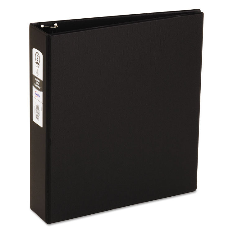 Avery - Economy Non-View Binder with Round Rings, 3 Rings, 2" Capacity, 11 x 8.5, Black, (3501)