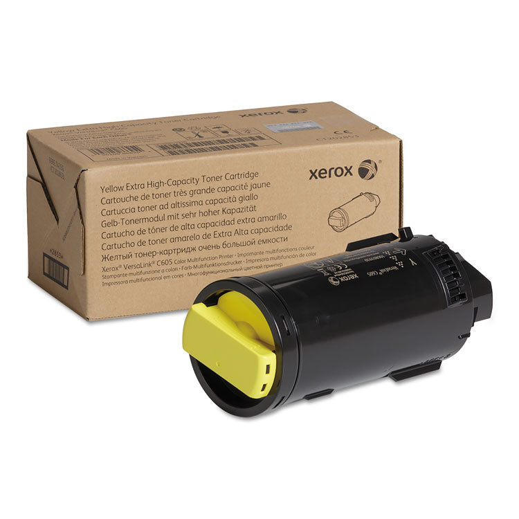 Xerox - 106R04012 Extra High-Yield Toner, 16,800 Page-Yield, Yellow, TAA Compliant