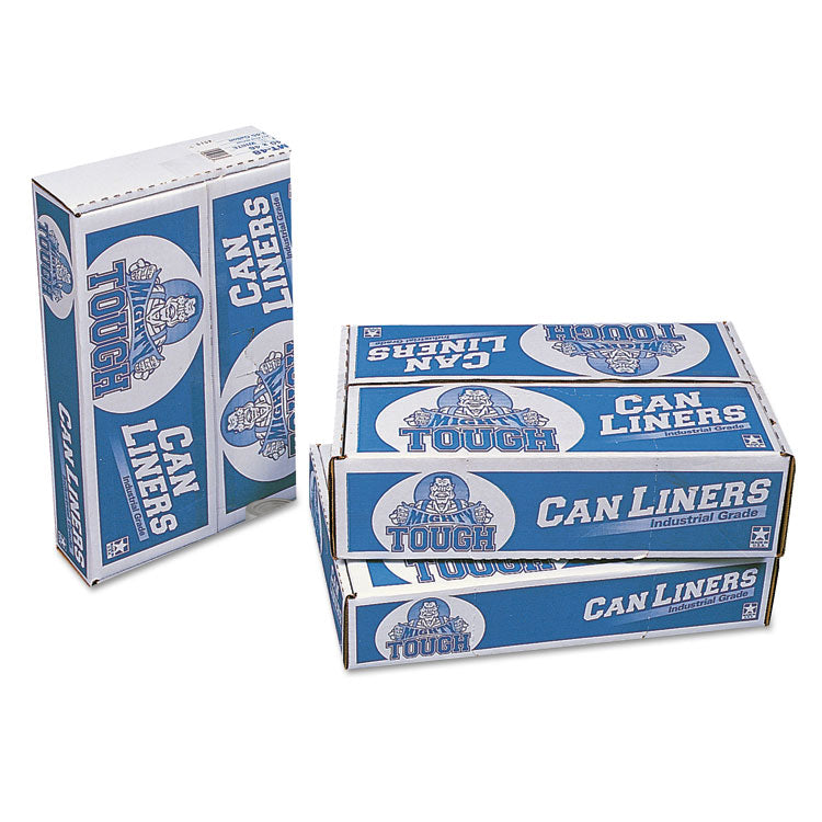 Pitt Plastics - Linear Low Density Can Liners, 30 gal, 0.75 mil, 30" x 36", White, 200/Carton