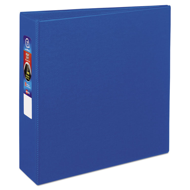 Avery - Heavy-Duty Non-View Binder with DuraHinge and Locking One Touch EZD Rings, 3 Rings, 3" Capacity, 11 x 8.5, Blue