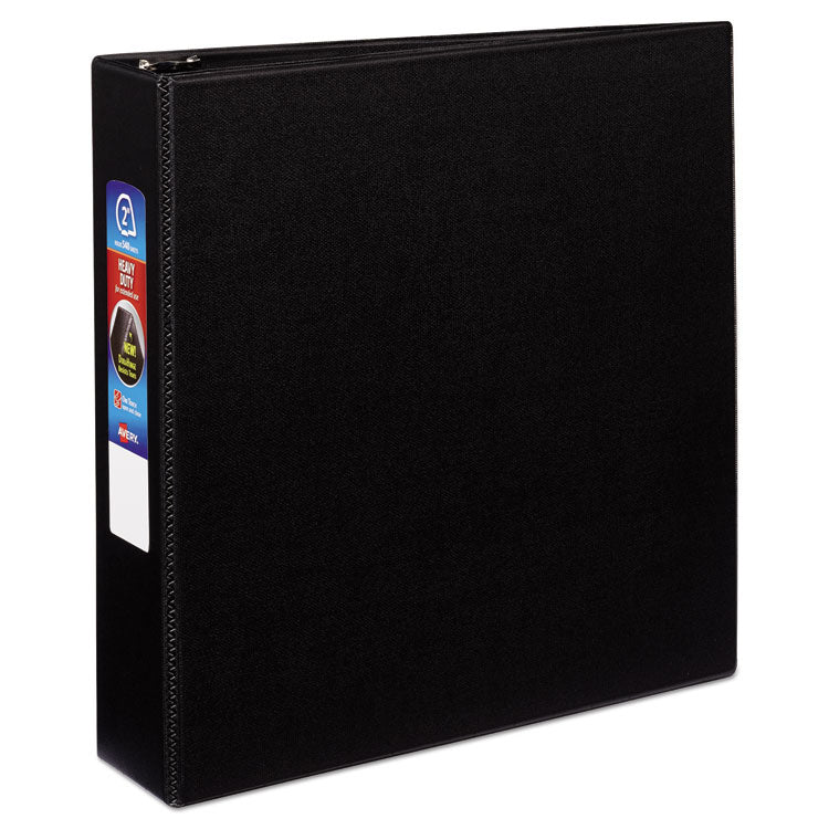 Avery - Heavy-Duty Non-View Binder with DuraHinge and One Touch EZD Rings, 3 Rings, 2" Capacity, 11 x 8.5, Black (6893341)