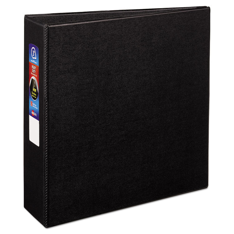 Avery - Heavy-Duty Non-View Binder with DuraHinge and Locking One Touch EZD Rings, 3 Rings, 3" Capacity, 11 x 8.5, Black