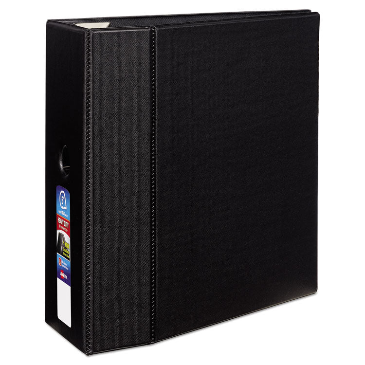 Avery - Heavy-Duty Non-View Binder with DuraHinge, Locking One Touch EZD Rings and Thumb Notch, 3 Rings, 5" Capacity, 11 x 8.5, Black