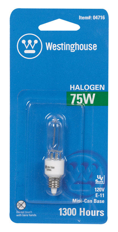 WESTINGHOUSE - Westinghouse 75 W T4 Specialty Halogen Bulb 1,450 lm White 1 pk