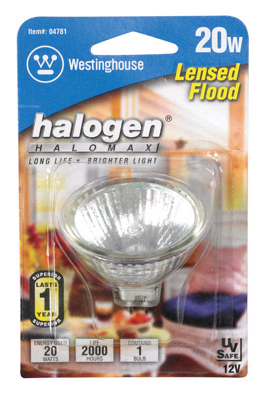 WESTINGHOUSE - Westinghouse 20 W MR16 Floodlight Halogen Bulb 180 lm White 1 pk