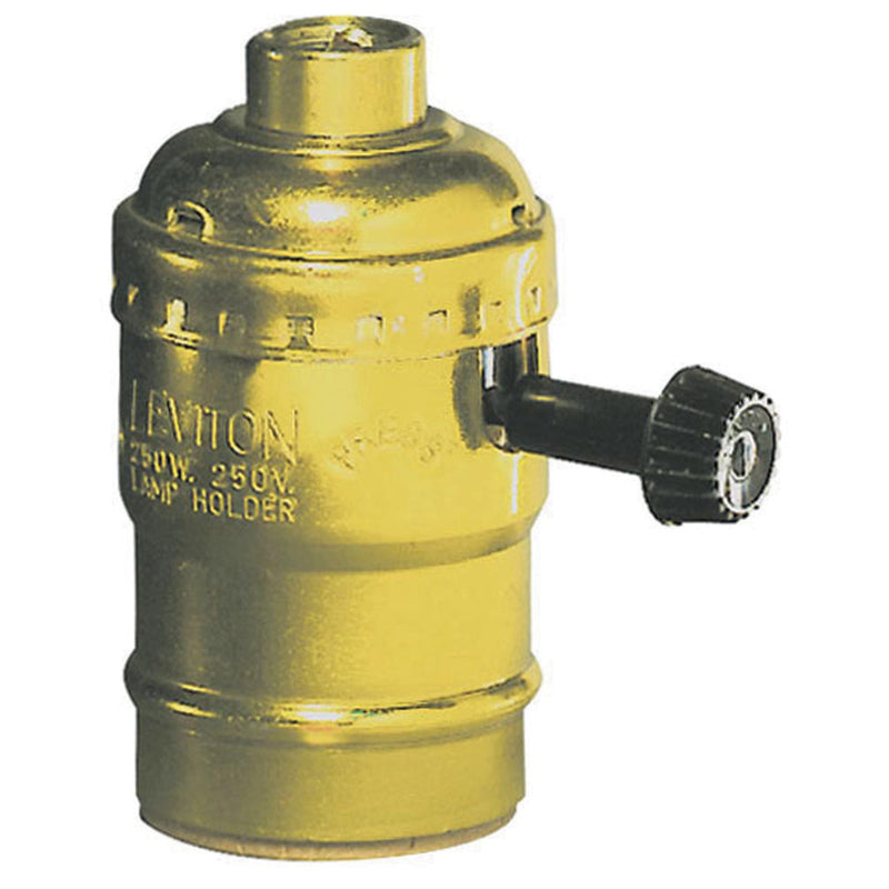 LEVITON - Leviton Aluminum Incandescent Medium Base Lampholder 1 pk - Case of 10 [07090-0PG]