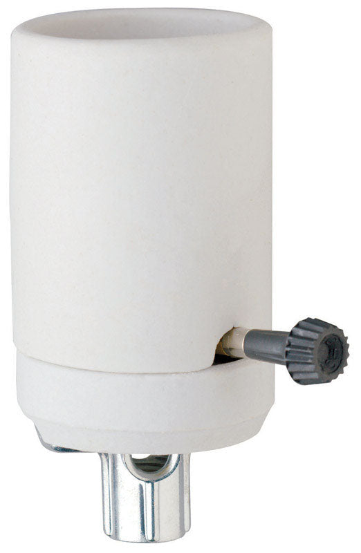 PASS & SEYMOUR - Pass & Seymour Porcelain Mogul Base Turn Knob Socket 1 pk