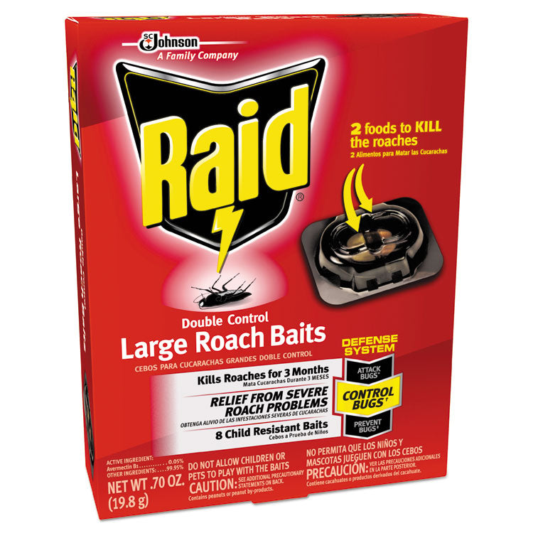 Raid - Roach Baits, 0.7 oz Box, 6/Carton