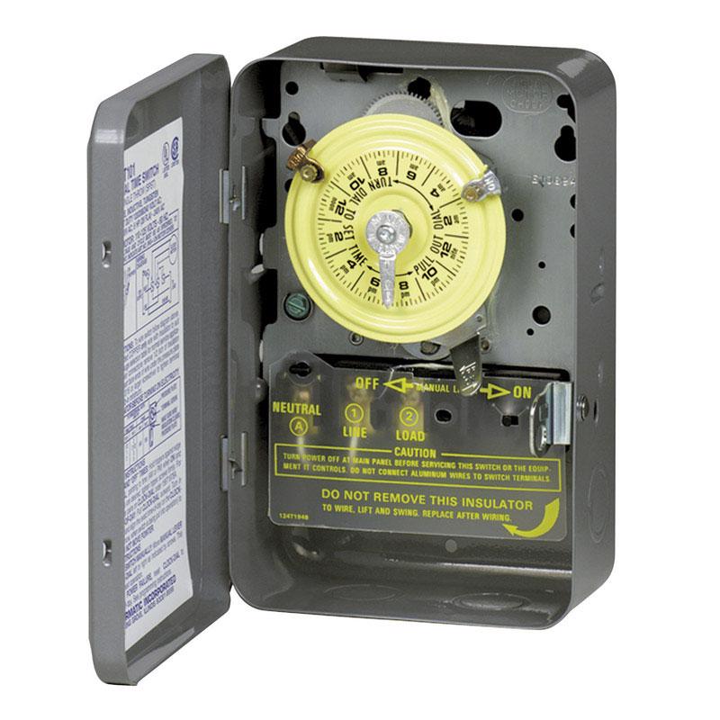 INTERMATIC - Intermatic Indoor 24 Hour Mechanical Timer 120 V Gray