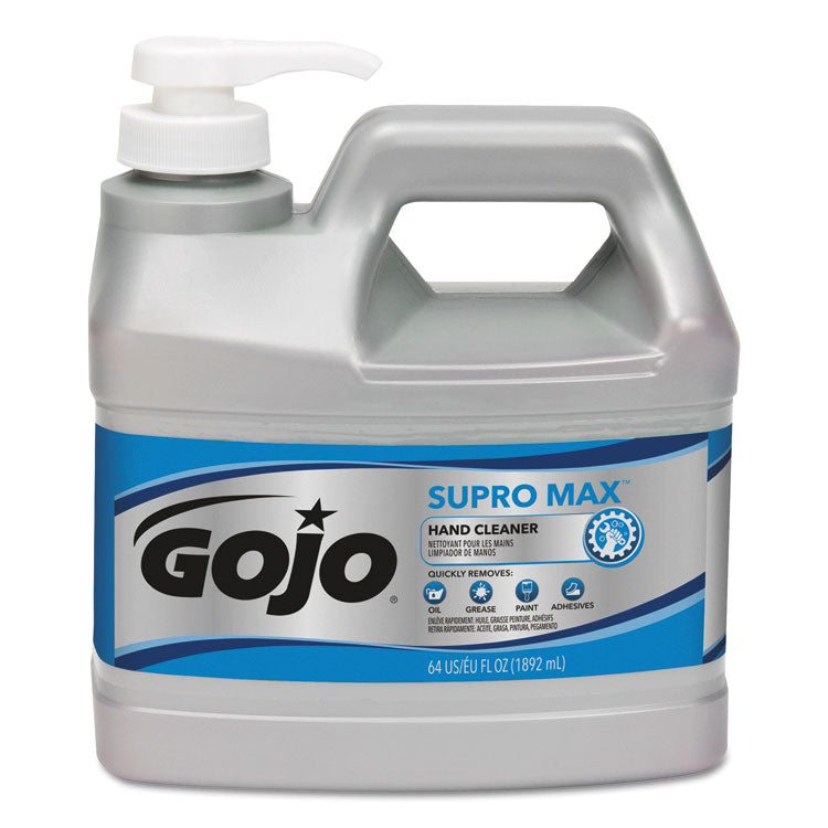 GOJO - SUPRO MAX Hand Cleaner, Floral Scent, 0.5 gal Pump Bottle, 4/Carton