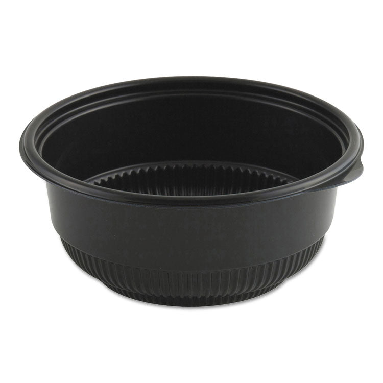 Anchor Packaging - MicroRaves Incredi-Bowl Base, 20 oz, 5.75" Diameter x 2.43"h, Black, Plastic, 250/Carton