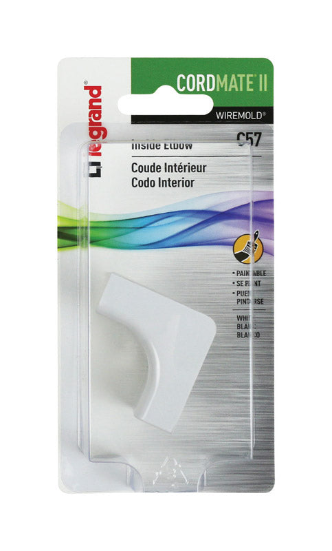 LEGRAND - Legrand CordMate II Inside Elbow 1 pk