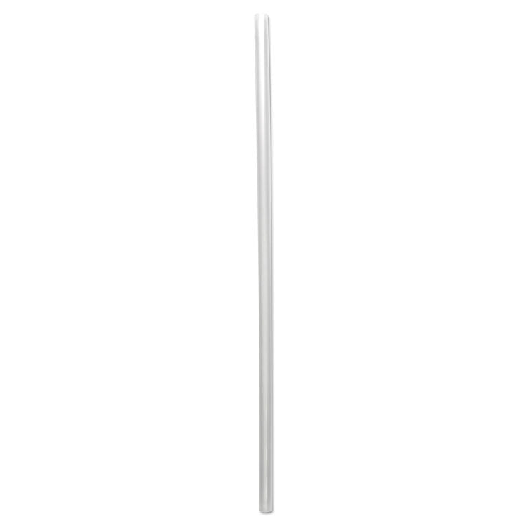 Boardwalk - Wrapped Giant Straws, 10.25", Polypropylene, Clear, 1,000/Carton