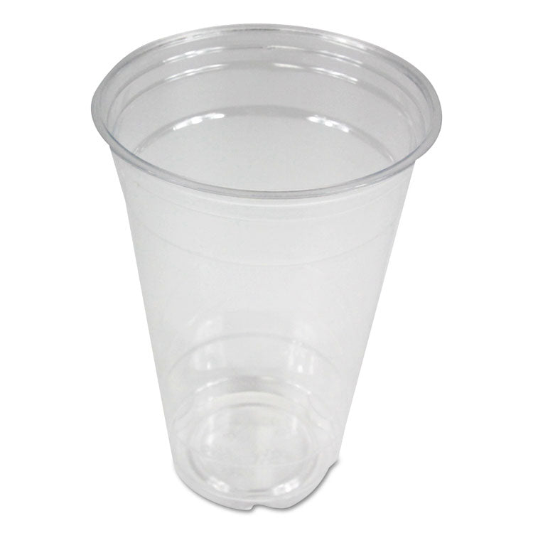 Boardwalk - Clear Plastic Cold Cups, 20 oz, PET, 20 Cups/Sleeve, 50 Sleeves/Carton