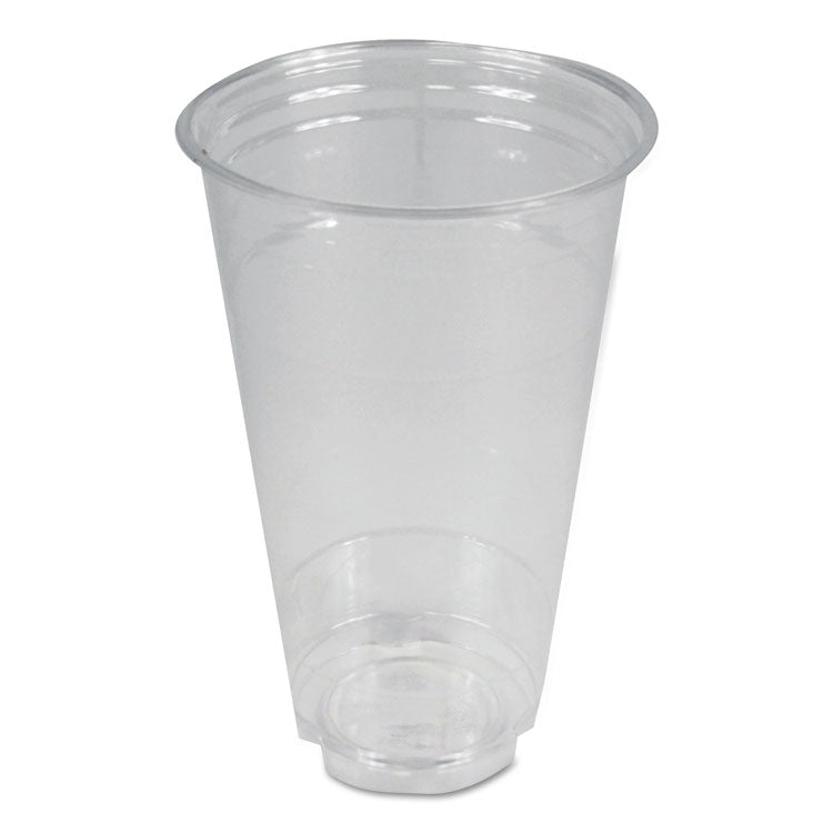 Boardwalk - Clear Plastic Cold Cups, 24 oz, PET, 12 Cups/Sleeve, 50 Sleeves/Carton