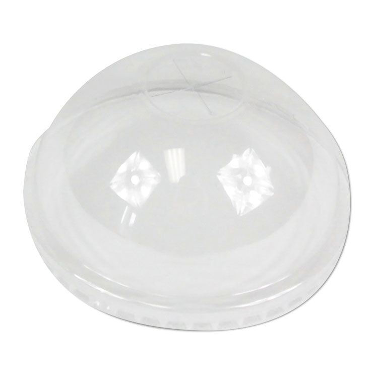 Boardwalk - PET Cold Cup Dome Lids, Fits 16 oz to 24 oz Plastic Cups, Clear, 1,000/Carton