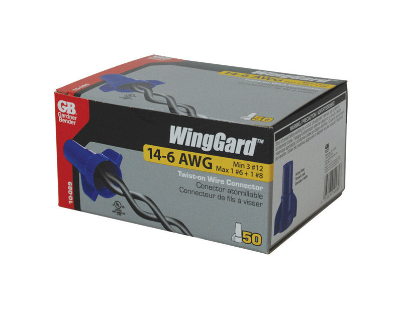 GARDNER BENDER - Gardner Bender WingGard 14-6 Ga. Copper Wire Connector Blue 50 pk