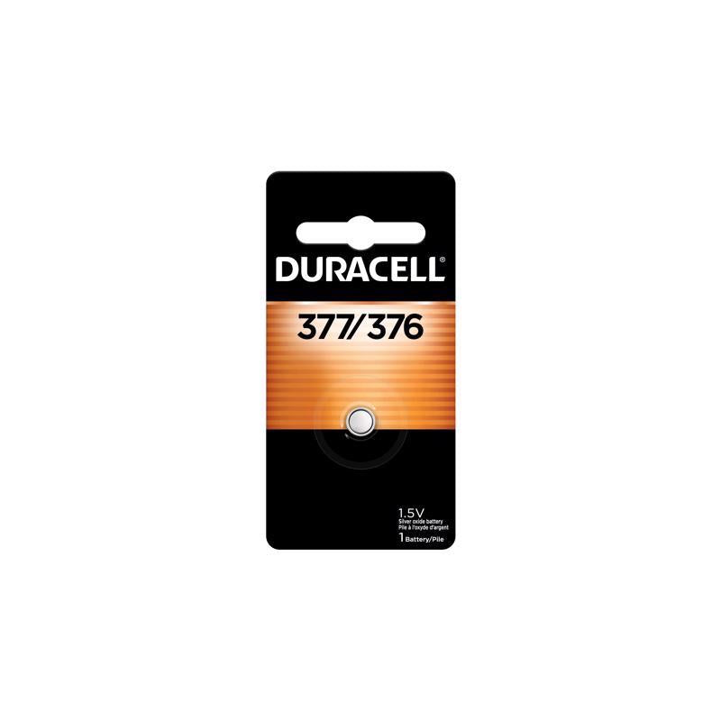 DURACELL - Duracell Silver Oxide 376/377 1.5 V 28 Ah Electronic/Watch Battery 1 pk - Case of 6