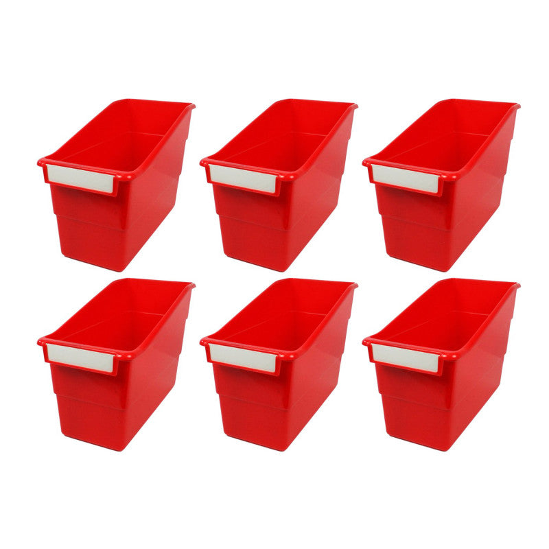 ROMANOFF - Tattle® Shelf File, Red, Pack of 6