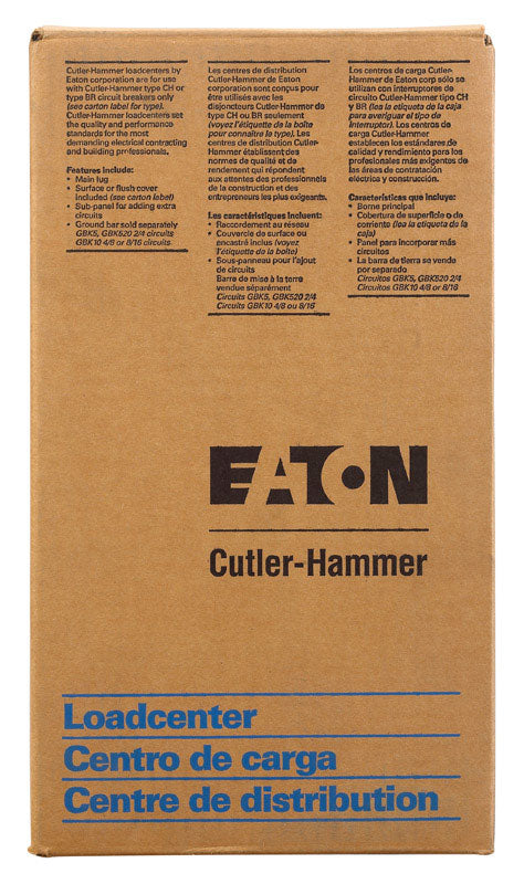 EATON - Eaton Cutler-Hammer 100 amps 120/240 V 2 space 2 circuits Surface Mount Circuit Breaker Enclosure