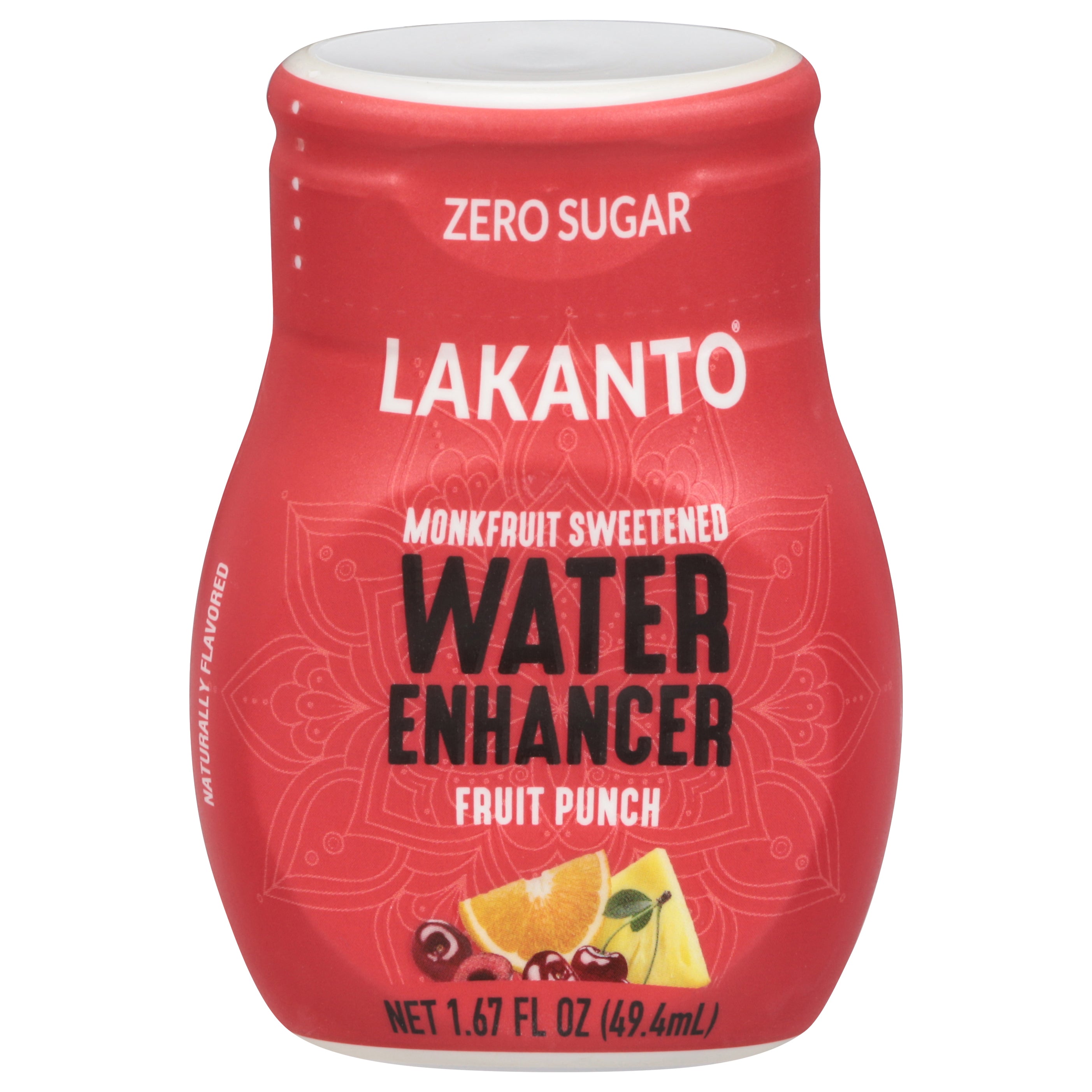 Lakanto Zero Sugar Fruit Punch Water Enhancer 1.67 fl oz - Case of 6