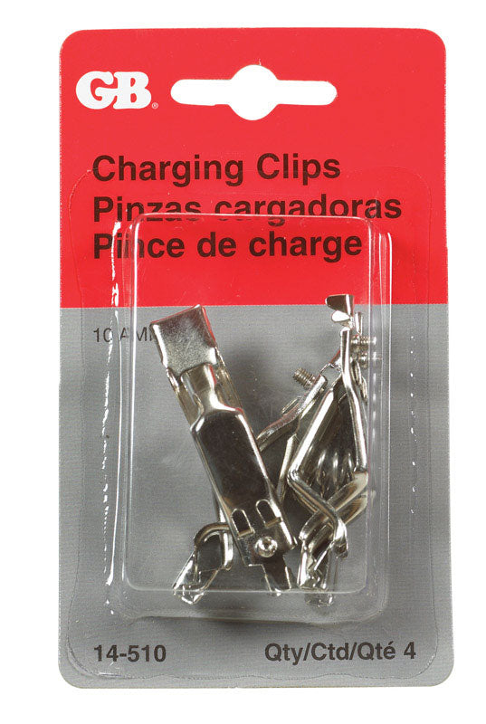 GARDNER BENDER - Gardner Bender 10 amps Battery Charging Clips 4 pk