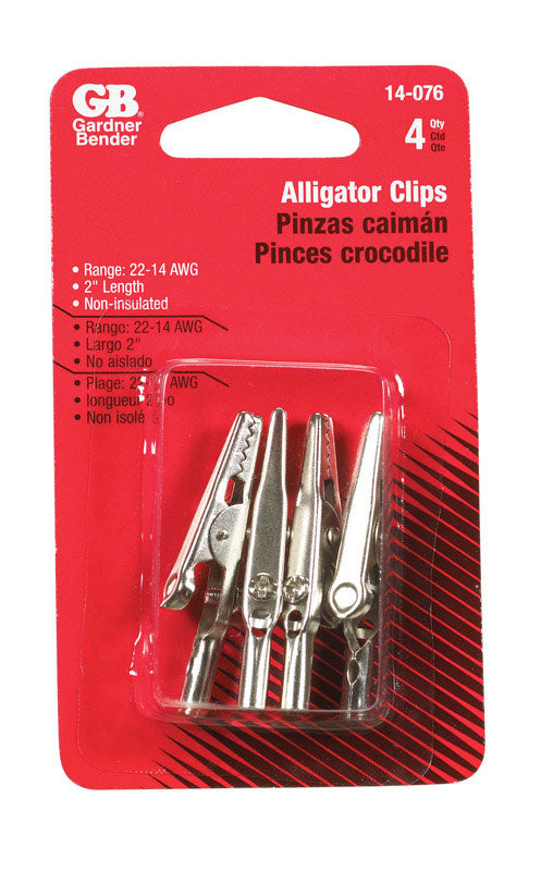 GARDNER BENDER - Gardner Bender Alligator Clips 4 pk [14-076]