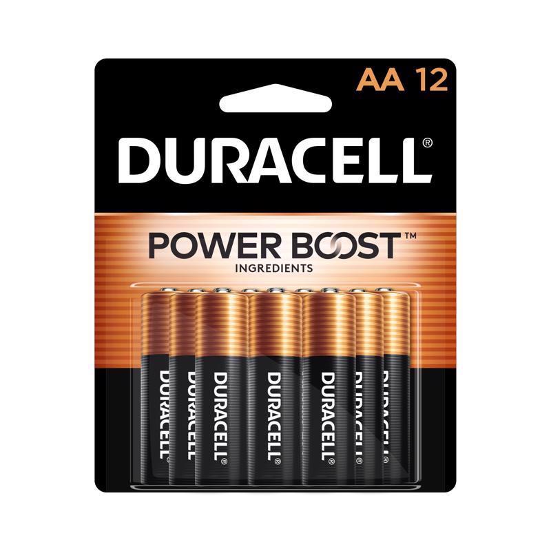 DURACELL - Duracell Coppertop AA Alkaline Batteries 12 pk Carded