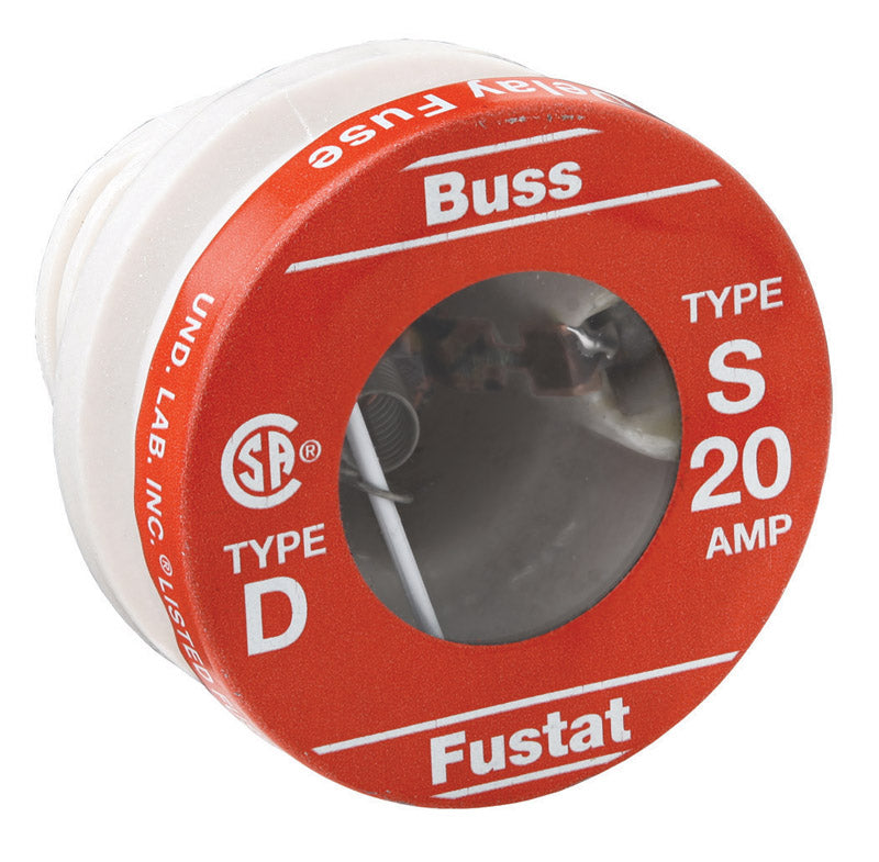 BUSS - Bussmann 20 amps Dual Element Tamper Proof Plug 4 pk