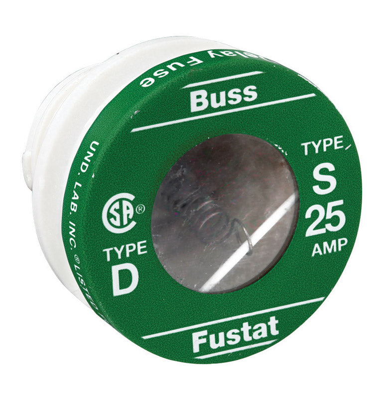 BUSS - Bussmann 25 amps Dual Element Tamper Proof Plug 4 pk