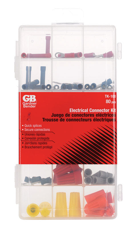 GARDNER BENDER - Gardner Bender WireGard 22-10 Ga. Insulated Wire Wire Connector Multicolored 80 pk