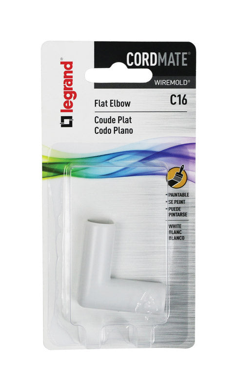 LEGRAND - Legrand CordMate Flat Elbow 1 pk