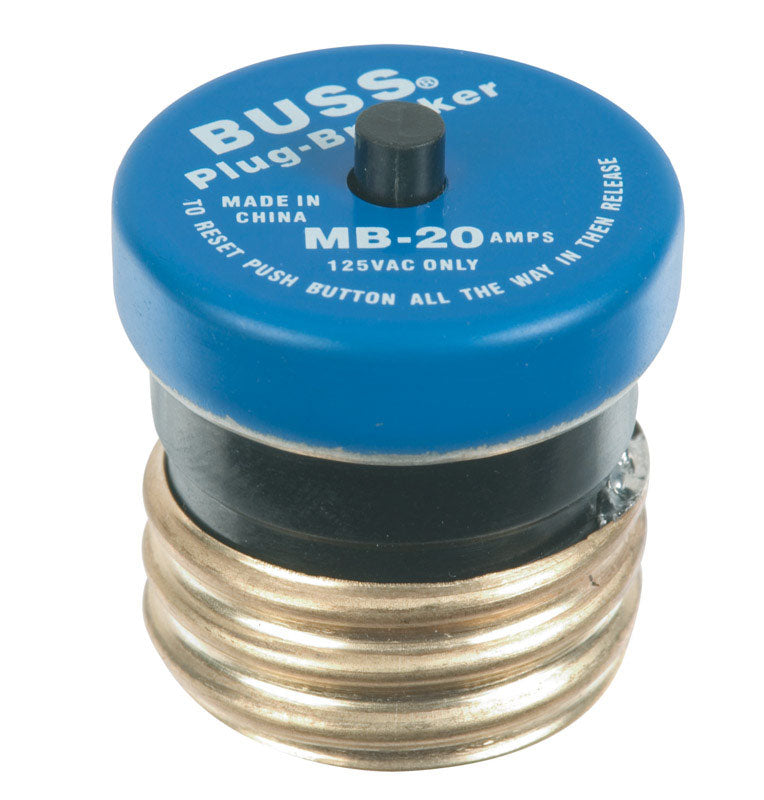 BUSS - Bussmann 20 amps Plug Fuse 1 pk