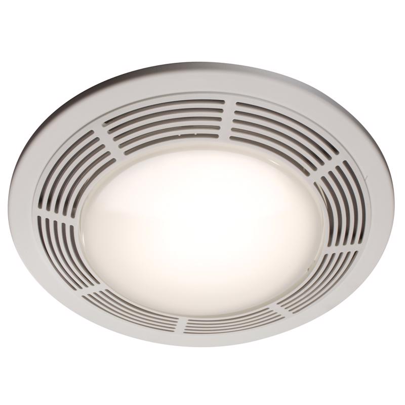 BROAN-NUTONE - Broan-NuTone 100 CFM 5 Sones Bathroom Ventilation Fan with Lighting