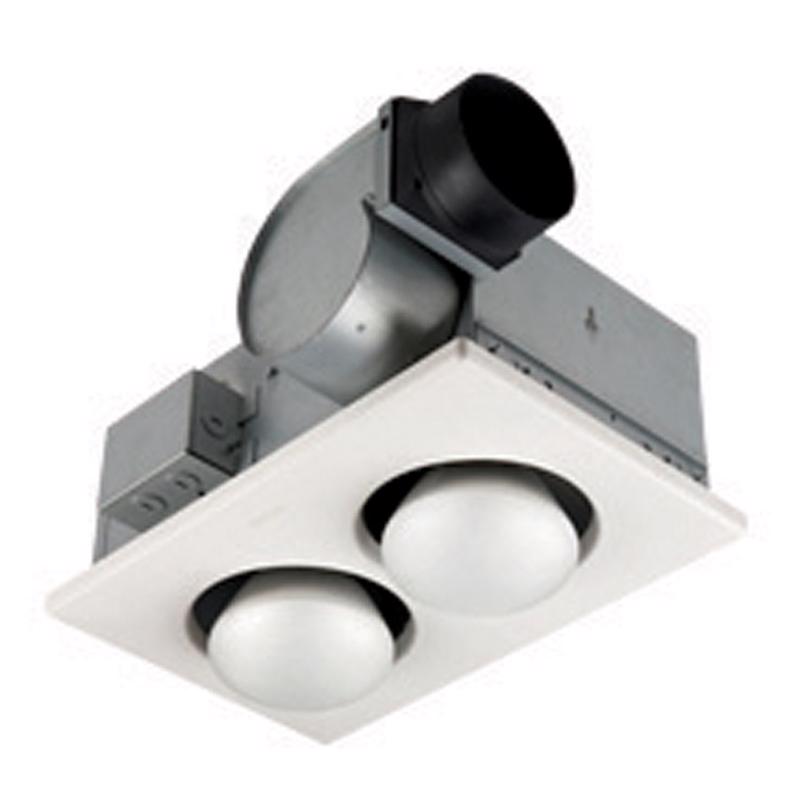 BROAN-NUTONE - Broan-NuTone 70 CFM 4 Sones Bathroom Ventilation Fan/Heat Combination with Lights