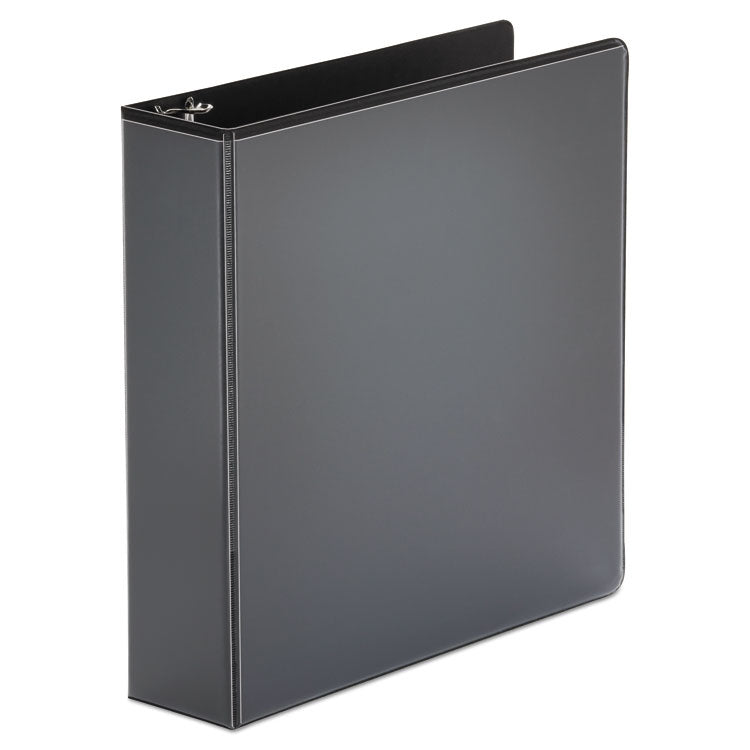 Universal - Economy Round Ring View Binder, 3 Rings, 2" Capacity, 11 x 8.5, Black