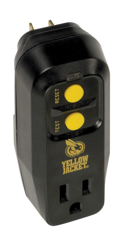 SOUTHWIRE - Southwire Yellow Jacket 1 outlets Surge Protector Black 314 J