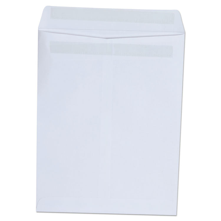 Universal - Self-Stick Open End Catalog Envelope, #10 1/2, Square Flap, Self-Adhesive Closure, 9 x 12, White, 100/Box