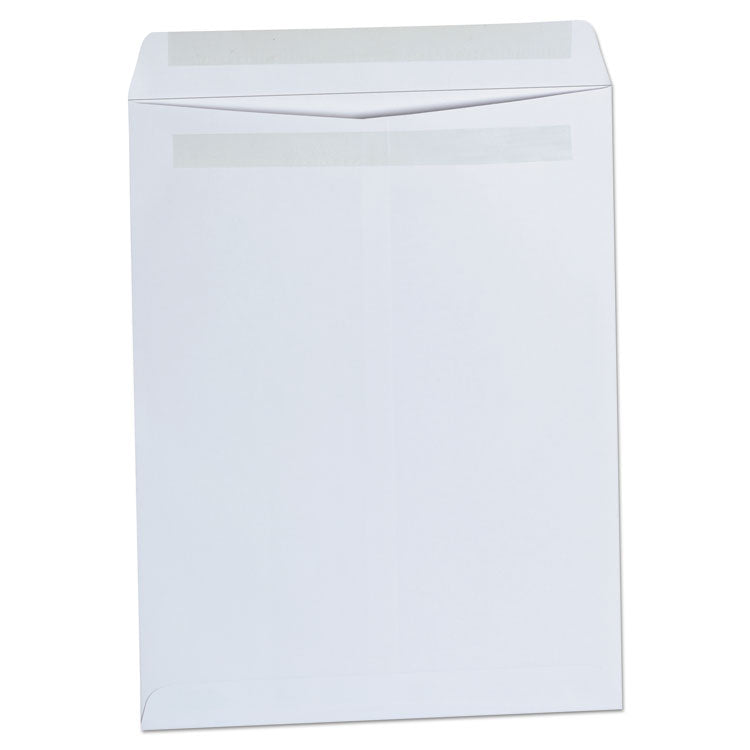 Universal - Self-Stick Open End Catalog Envelope, #13 1/2, Square Flap, Self-Adhesive Closure, 10 x 13, White, 100/Box