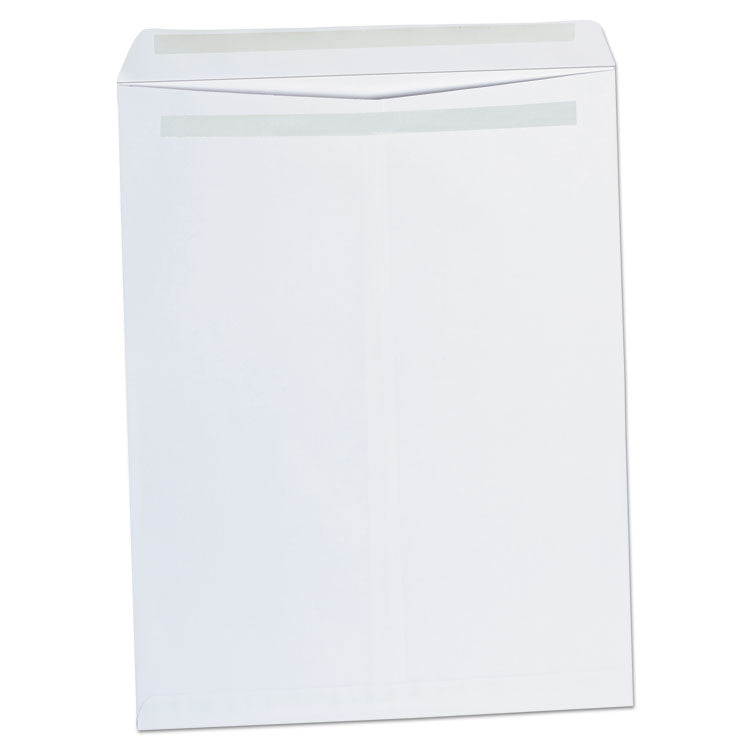 Universal - Self-Stick Open End Catalog Envelope, #15 1/2, Square Flap, Self-Adhesive Closure, 12 x 15.5, White, 100/Box