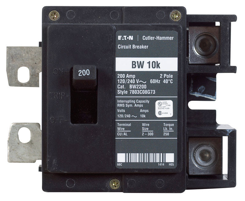 EATON - Eaton 200 amps Plug In 2-Pole Circuit Breaker