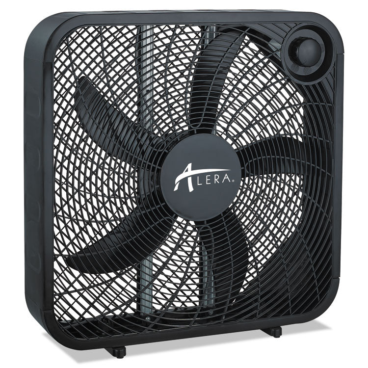 Alera - 3-Speed Box Fan, Black