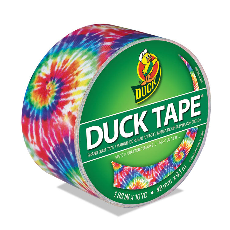 Duck - Colored Duct Tape, 3" Core, 1.88" x 10 yds, Multicolor Love Tie Dye