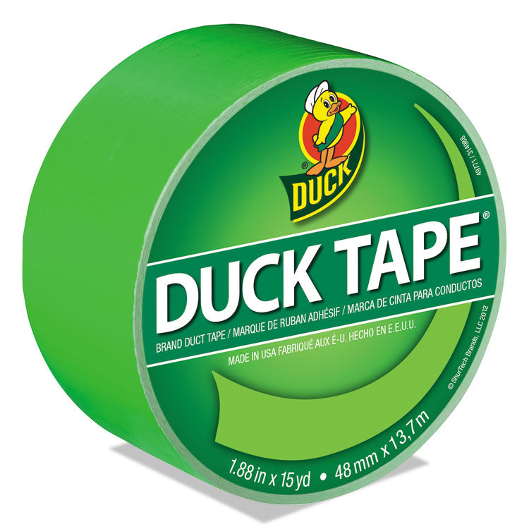 Duck - Colored Duct Tape, 3" Core, 1.88" x 15 yds, Neon Green