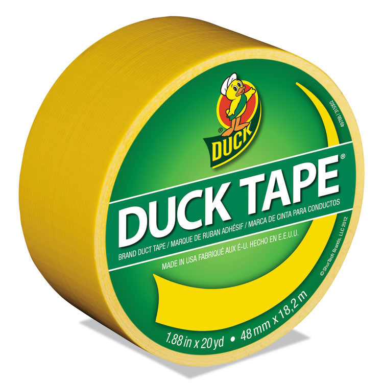Duck - Colored Duct Tape, 3" Core, 1.88" x 20 yds, Yellow